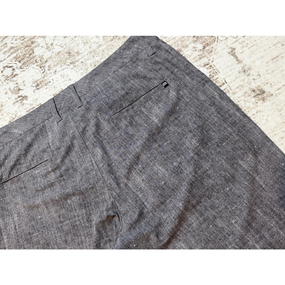 TravisMathew Mens Gray Heather Stretch Golf Shorts Size 36 71085-00 - Picture 5 of 7